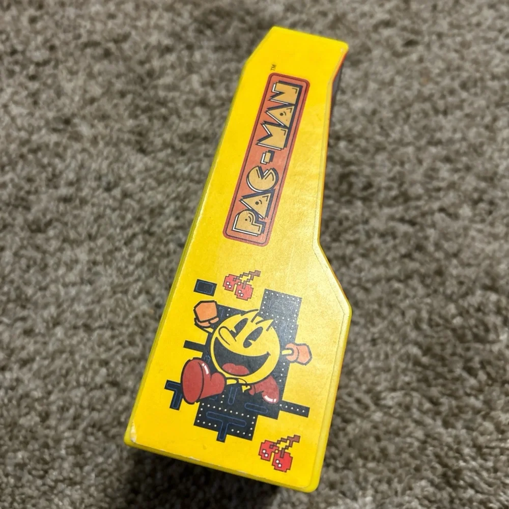 Pac-Man Mini Arcade Game - Yellow and Red